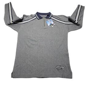 Vintage Lee Pipes Boy's Large 14-16 Cotton Top 1/4 Zip Sweater Grunge Skater NWT